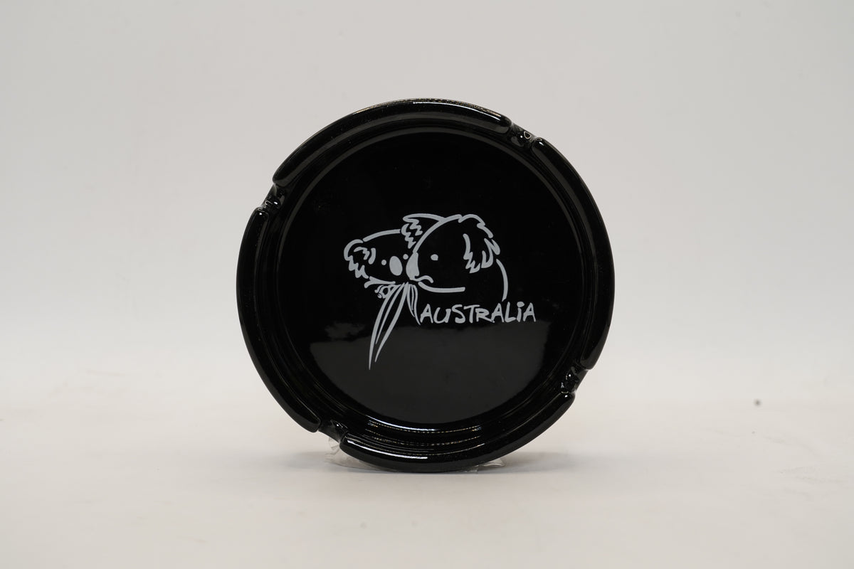 Brushart Koala Black Ashtray