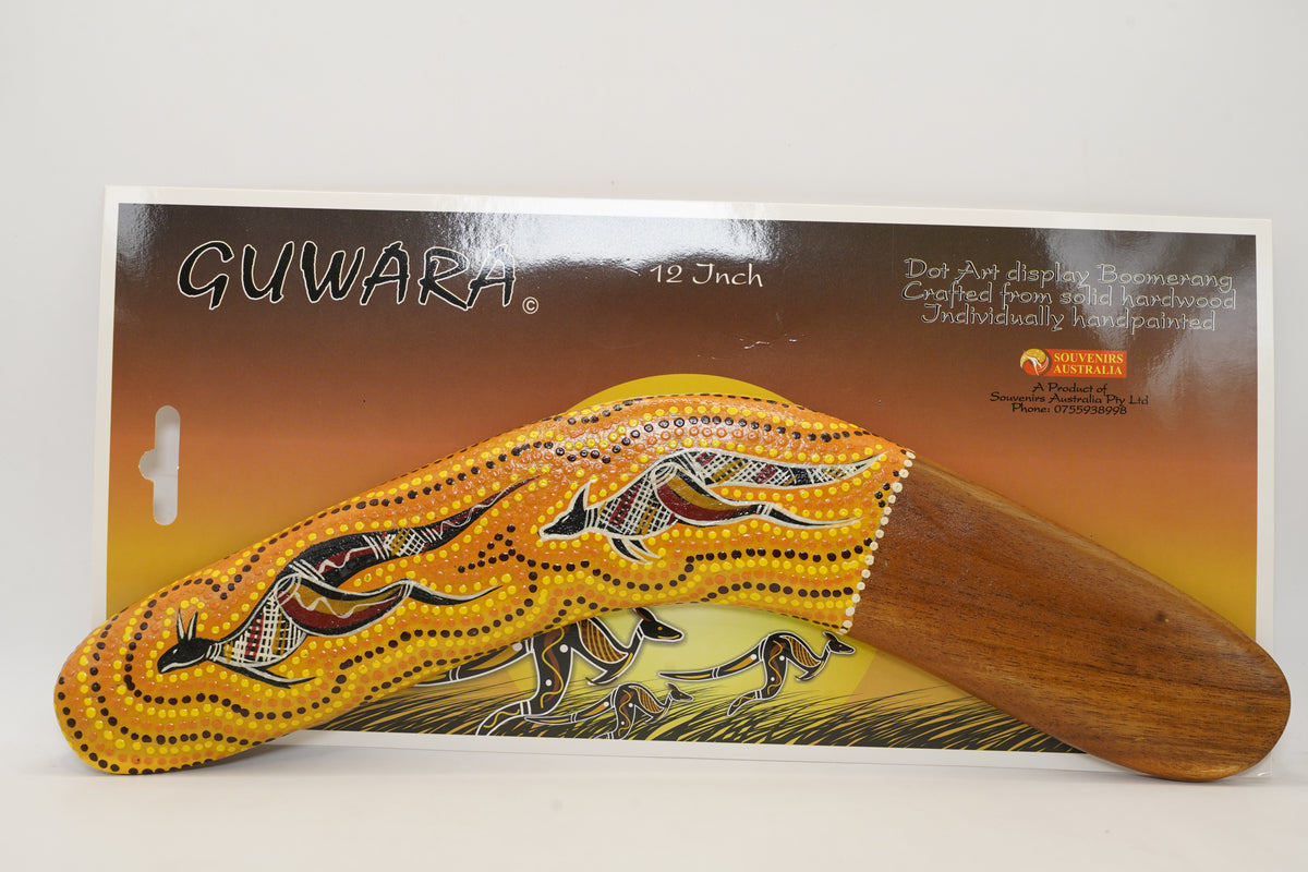 Hand painted 12 Inch Display Boomerang