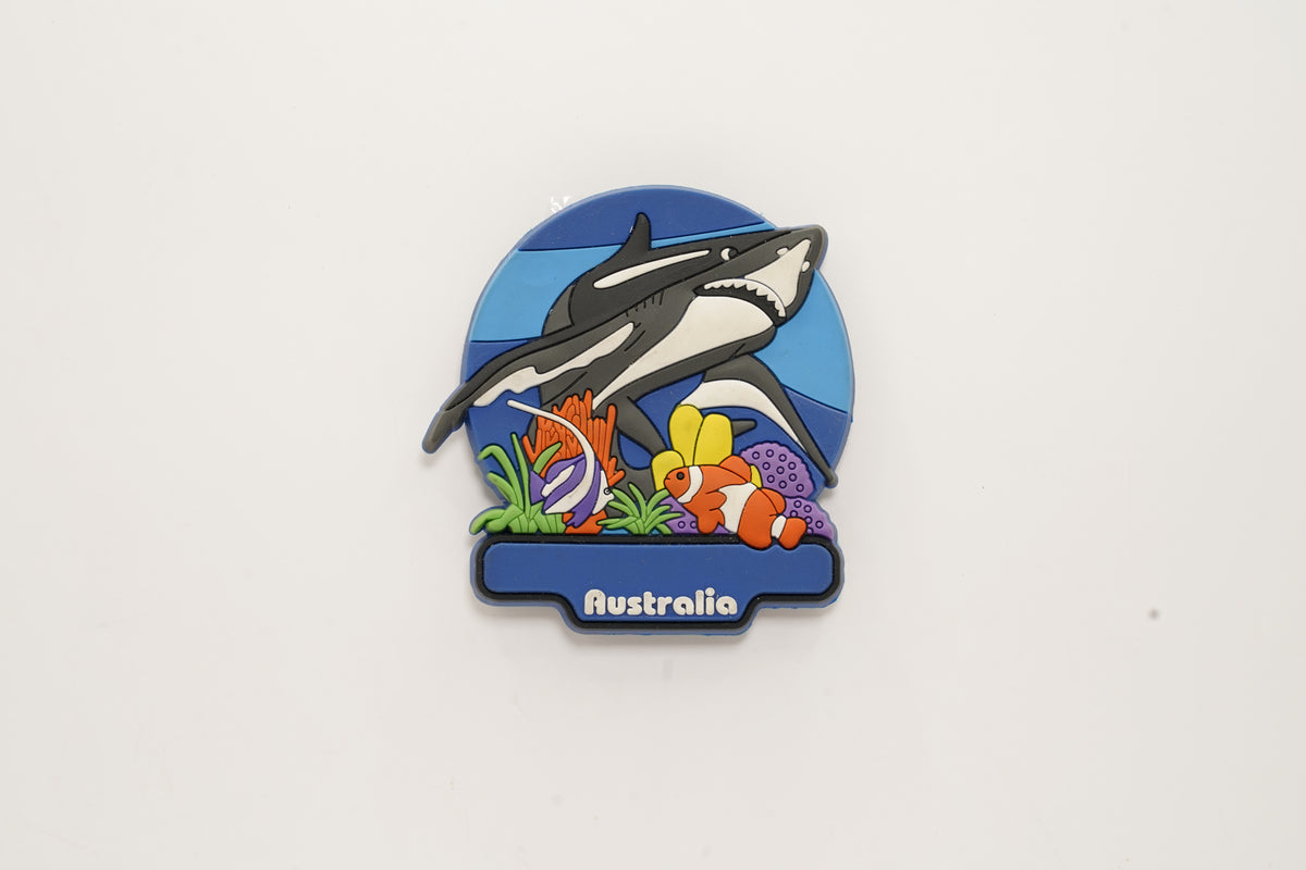 Shark & Clownfish Rubber Magnet