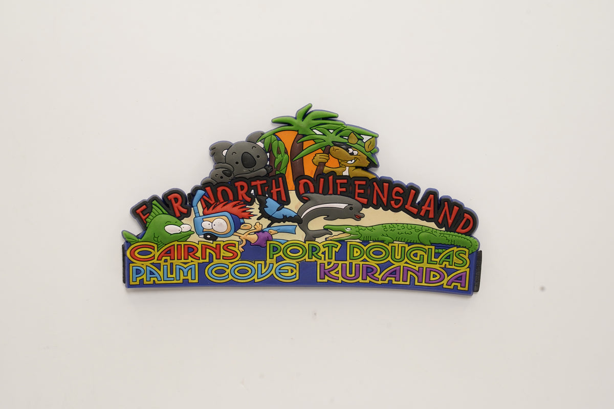 Far North Queensland Rubber Magnet