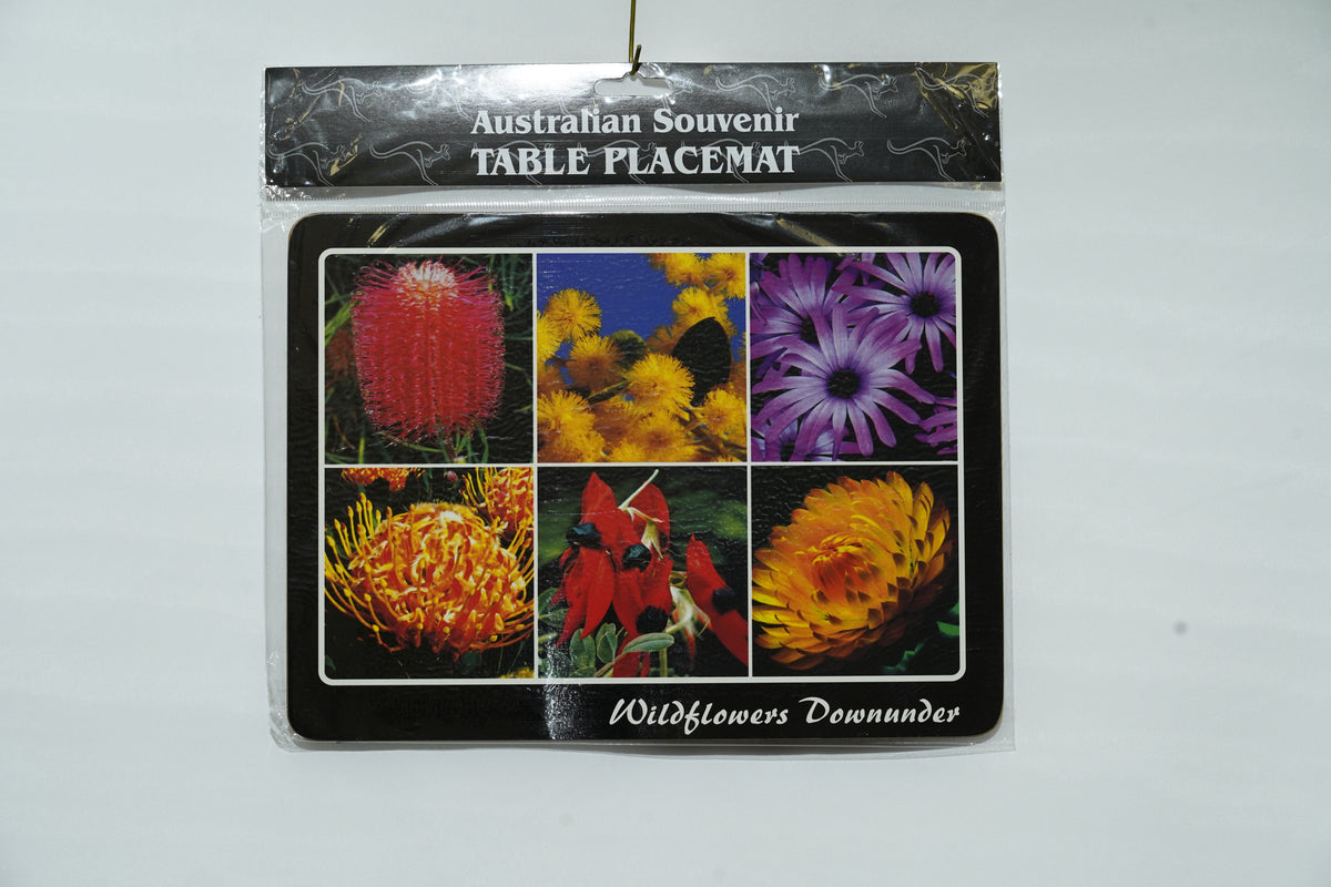 Wildflowers Downunder Cork Placemat