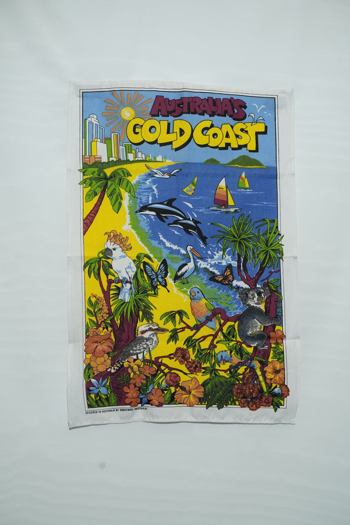 Gold Coast Tea Towel