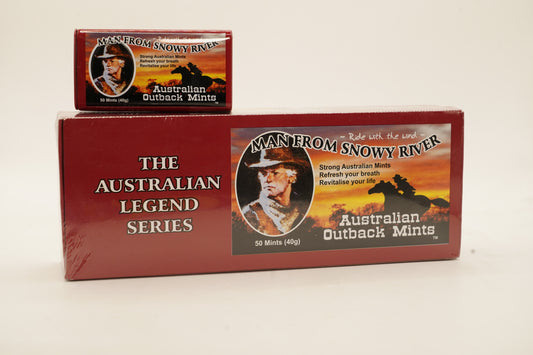 Legend Mints- Man From Snowy River Box of 10 Tins