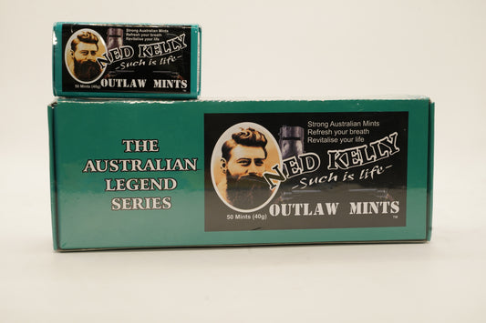 Legend Mints- Ned Kelly Box of 10 Tins
