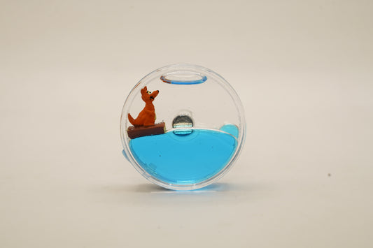 Kangaroo on Raft Round Magnet