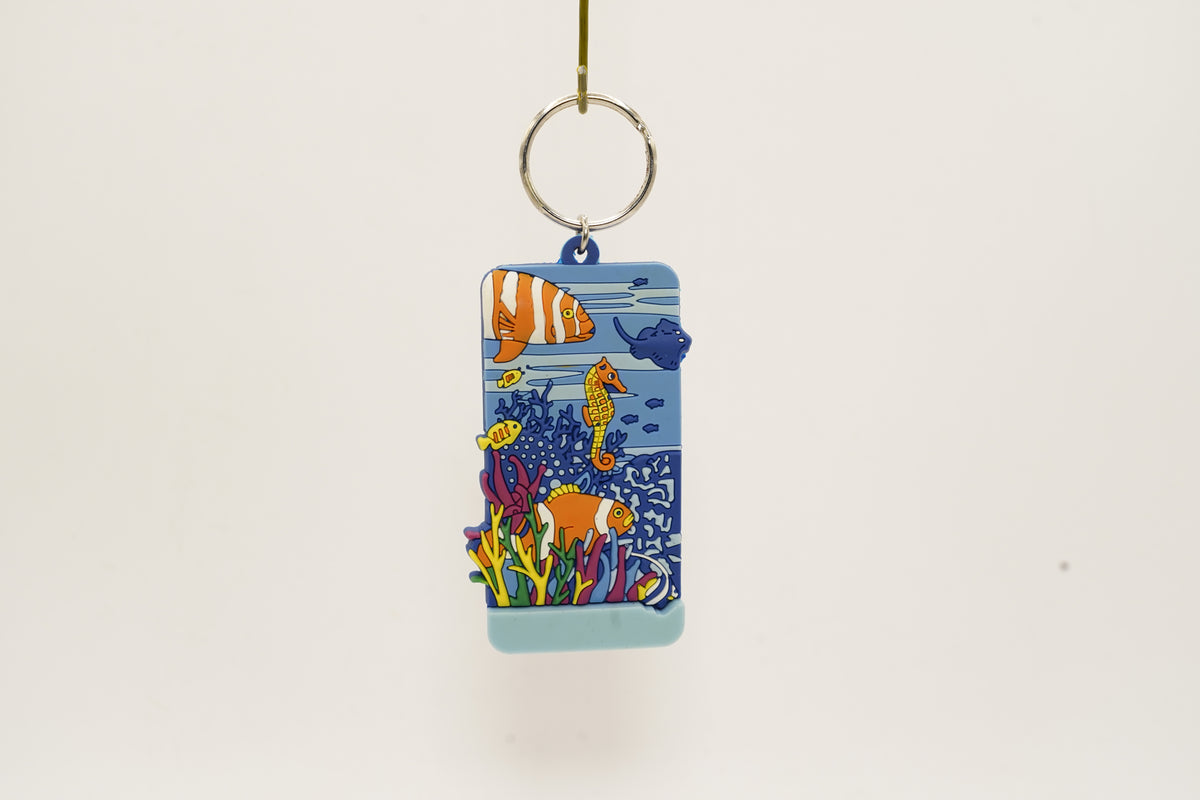 Seahorse Rubber Keyring