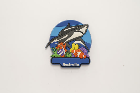 Shark & Clownfish Rubber Magnet