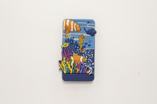 Seahorse Ocean Rubber Magnet