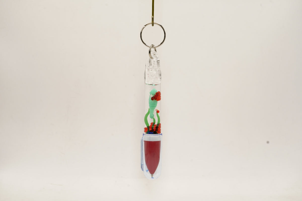Seahorse Liquid Keyring Pen
