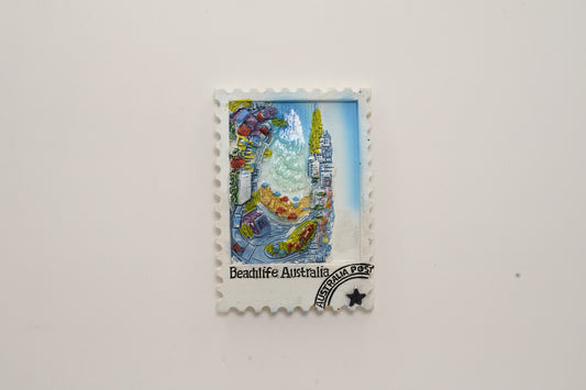 Beachlife Polyresin Stamp Magnet
