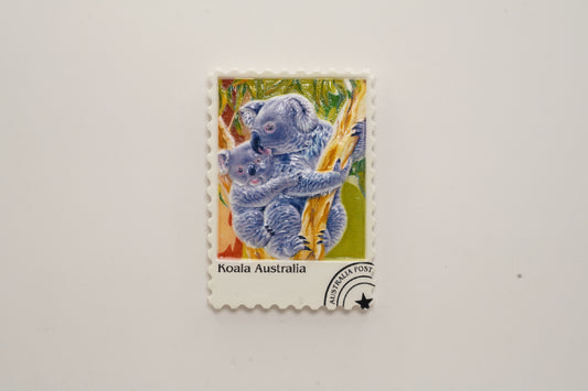Koala Polyresin Stamp Magnet