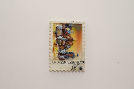 Outback Polyresin Stamp Magnet