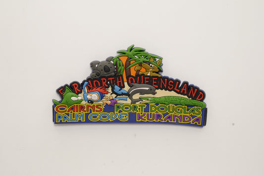 Far North Queensland Rubber Magnet