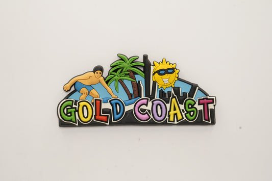 Gold Coast Rubber Magnet