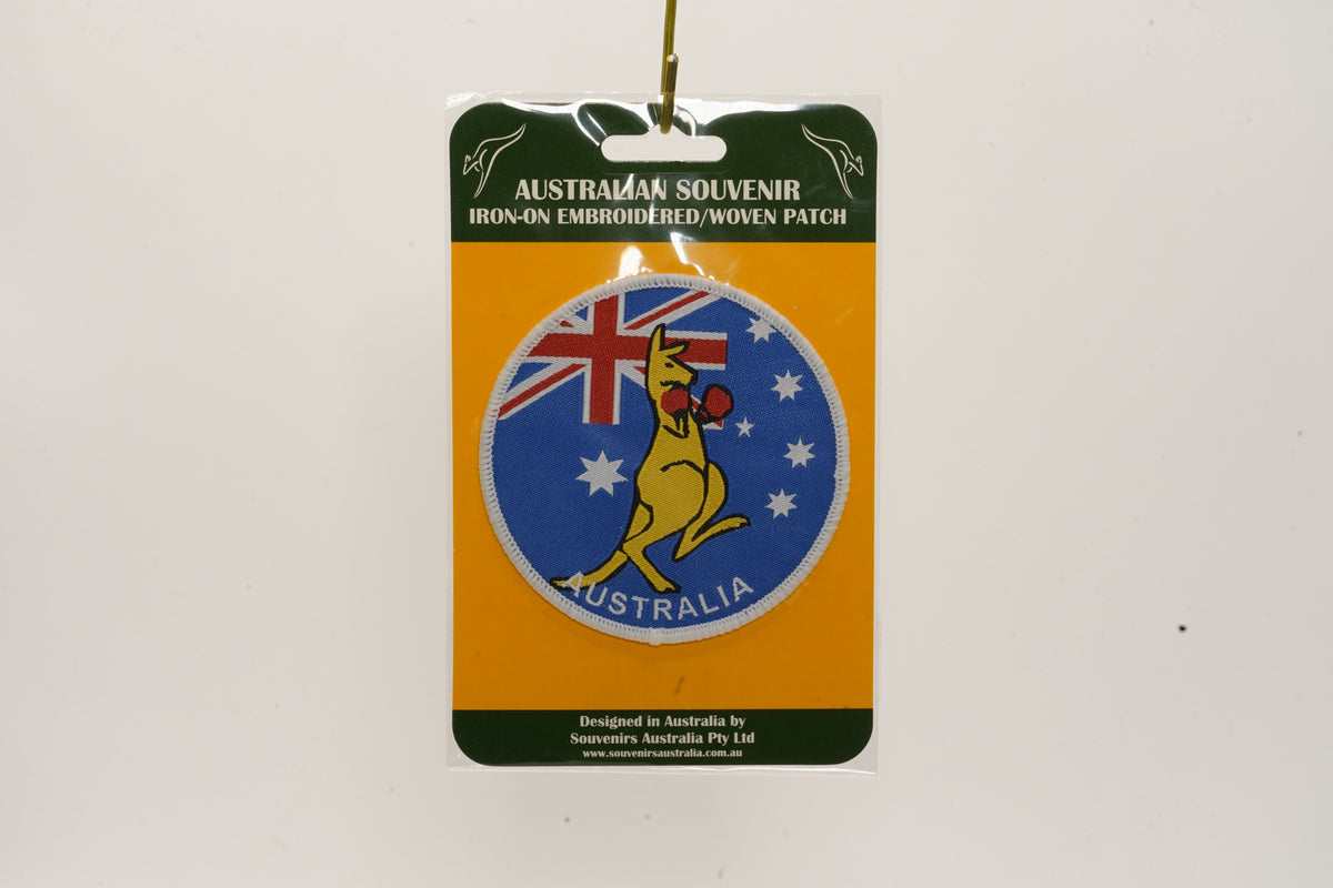 Boxing Kangaroo Iron-on Patch
