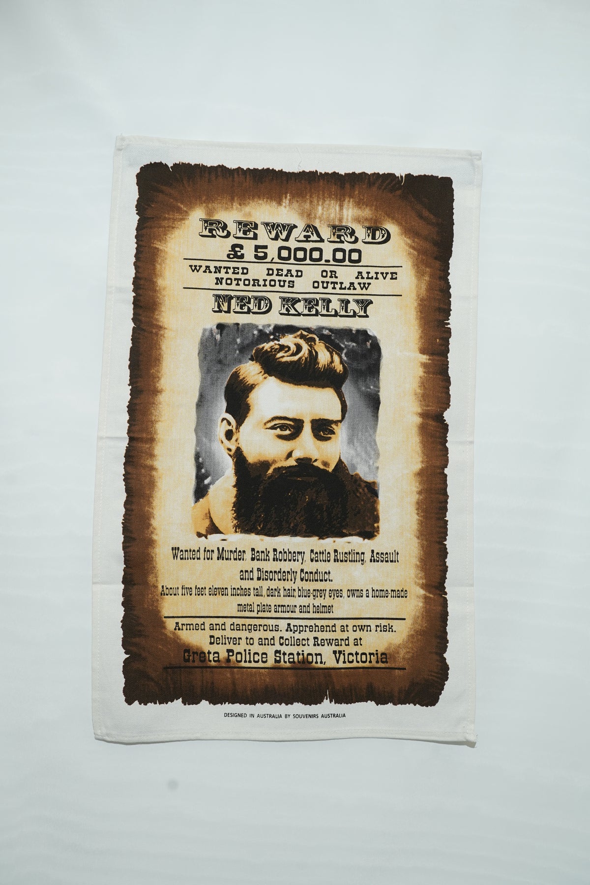 Ned Kelly Tea Towel
