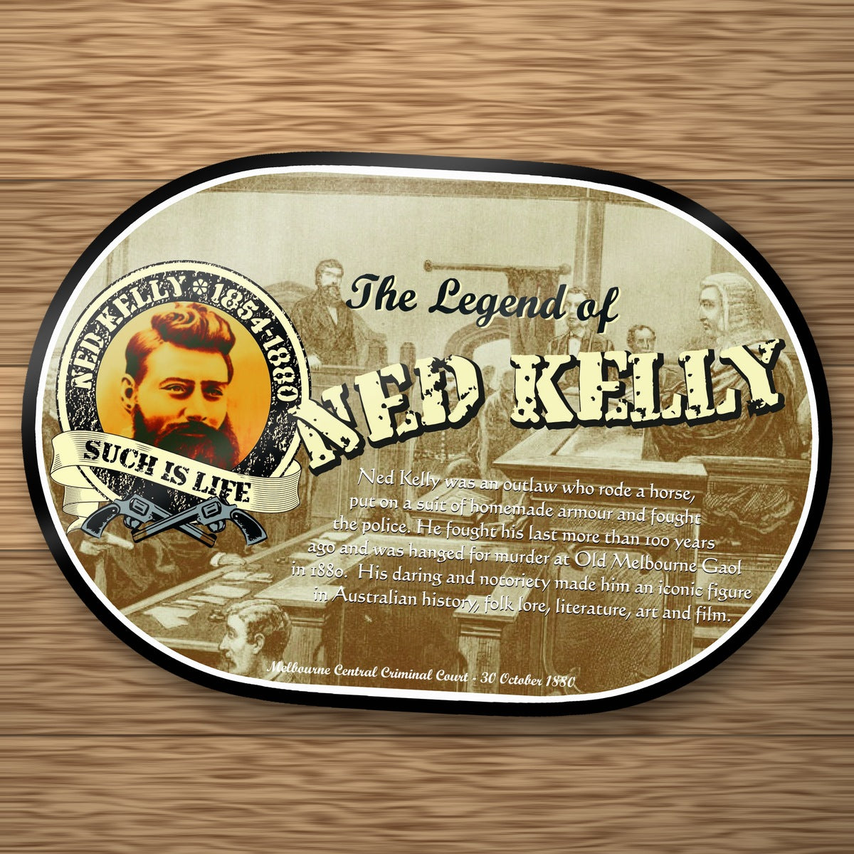 Ned Kelly PVC Placemat