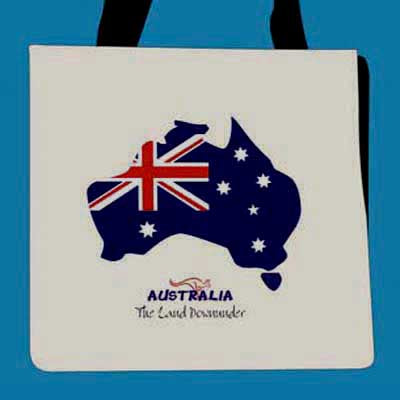 Australian Map Non-Woven Bag