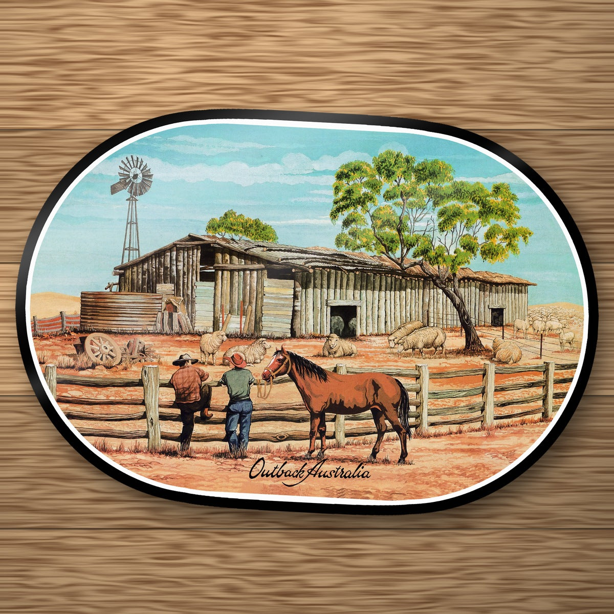 Outback Stable PVC Placemat