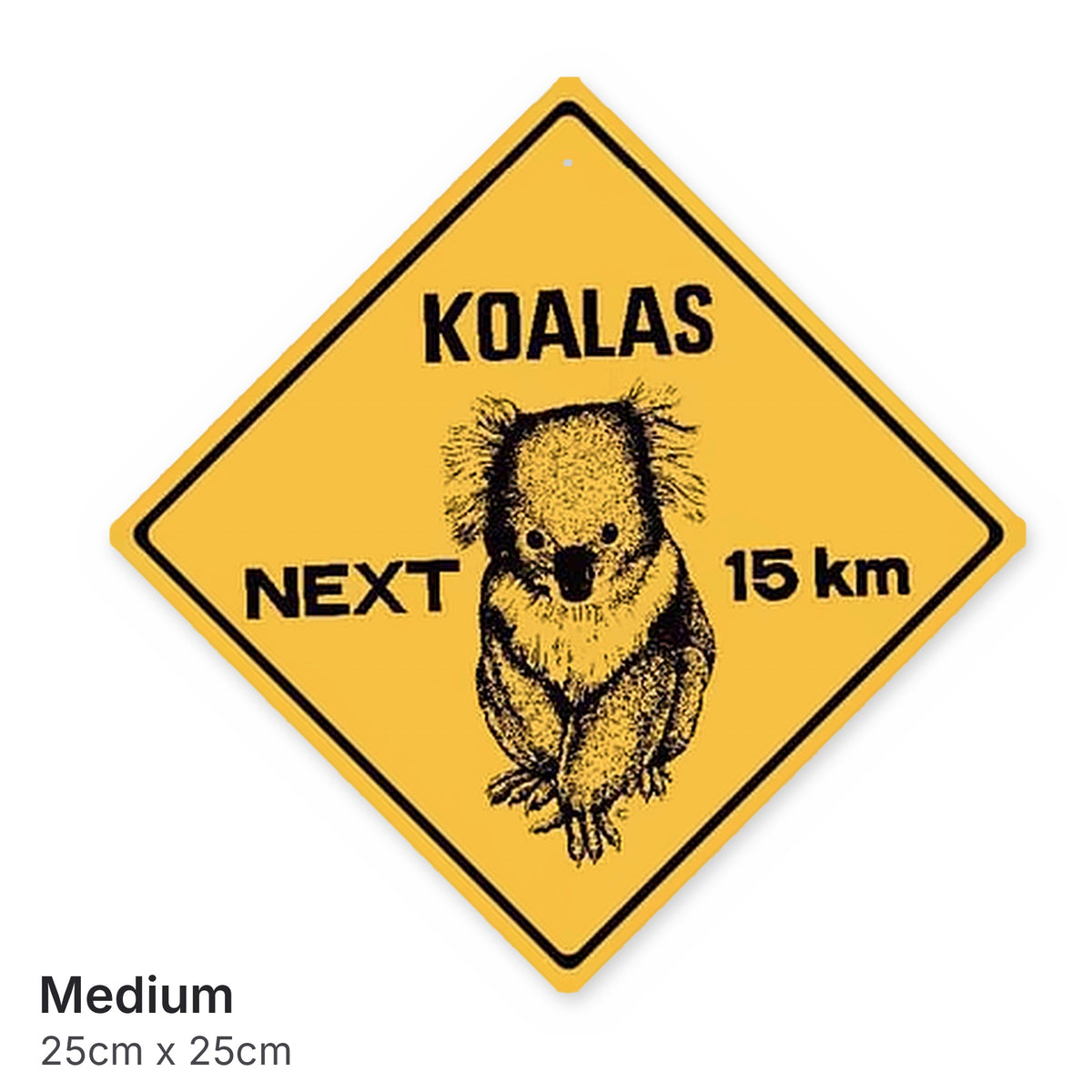 Koala PVC Roadsign Medium
